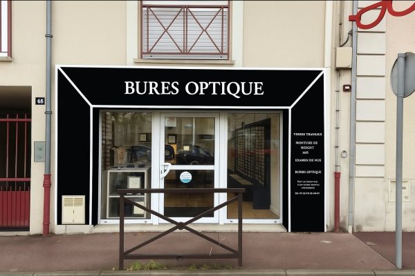 Devanture de votre opticien Bures Optique